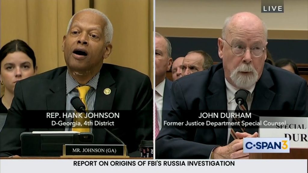 OOF: John Durham HUMILIATES Fact-Starved Hank Johnson