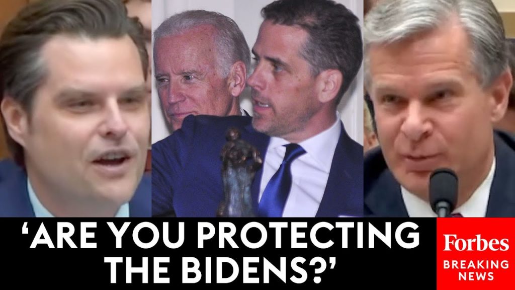 Sounds Like A Shakedown, Doesn’t It?’: Matt Gaetz Confronts Wray With Alleged Hunter Biden Message