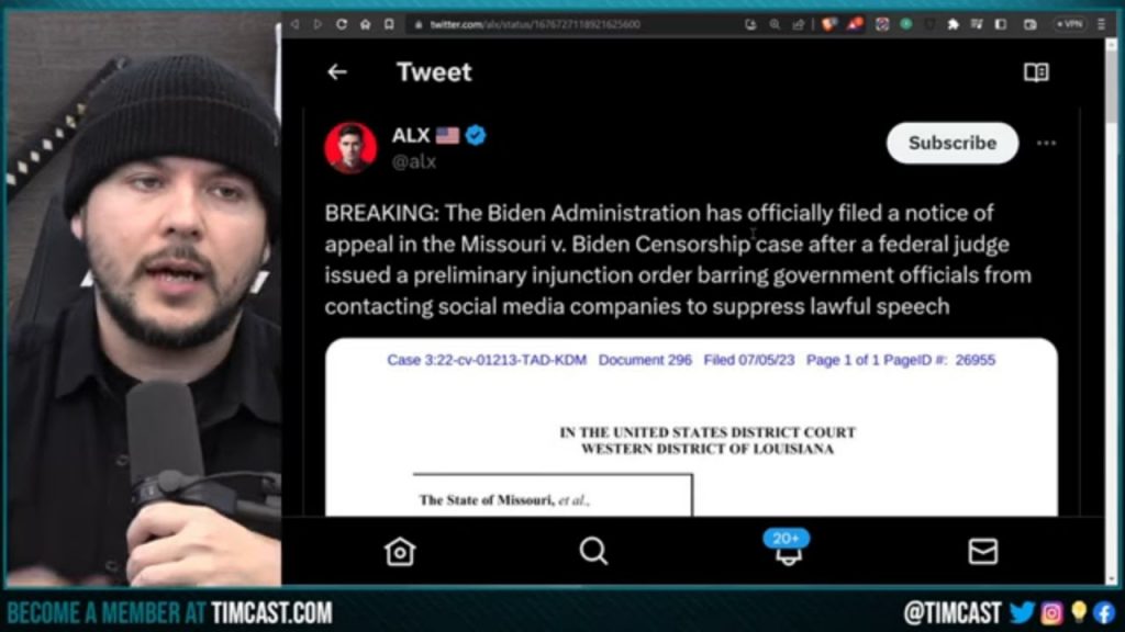 Biden Admin Formally Files To OVERTURN 1st Amendment, Democrats Seek Authority To CENSOR Americans