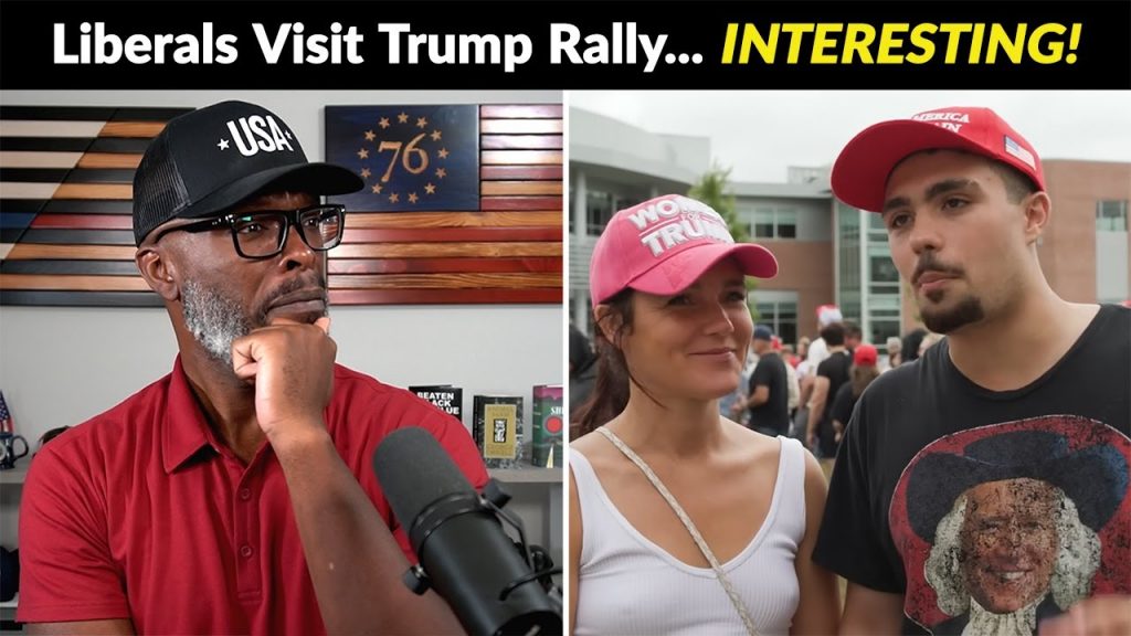 Super Liberal Goes To TRUMP RALLY With Interesting Results!