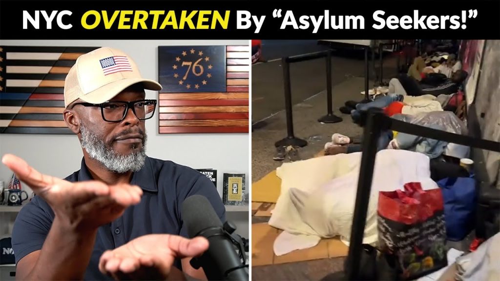 NYC Streets OVERTAKEN By “Asylum Seekers” Camping On Sidewalks!