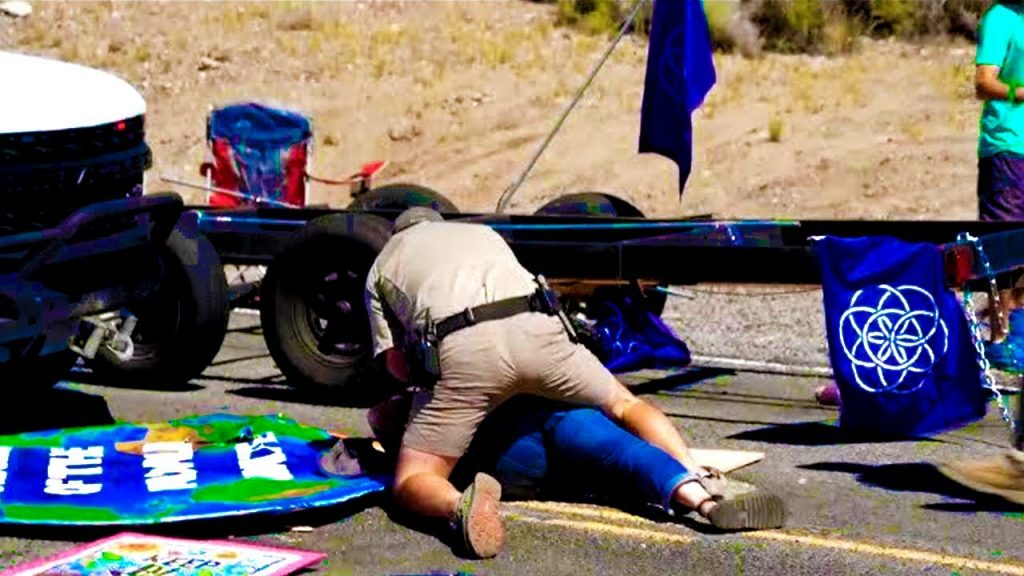 Climate Protesters CRUSHED as Rangers RAM Through Blockade!!!