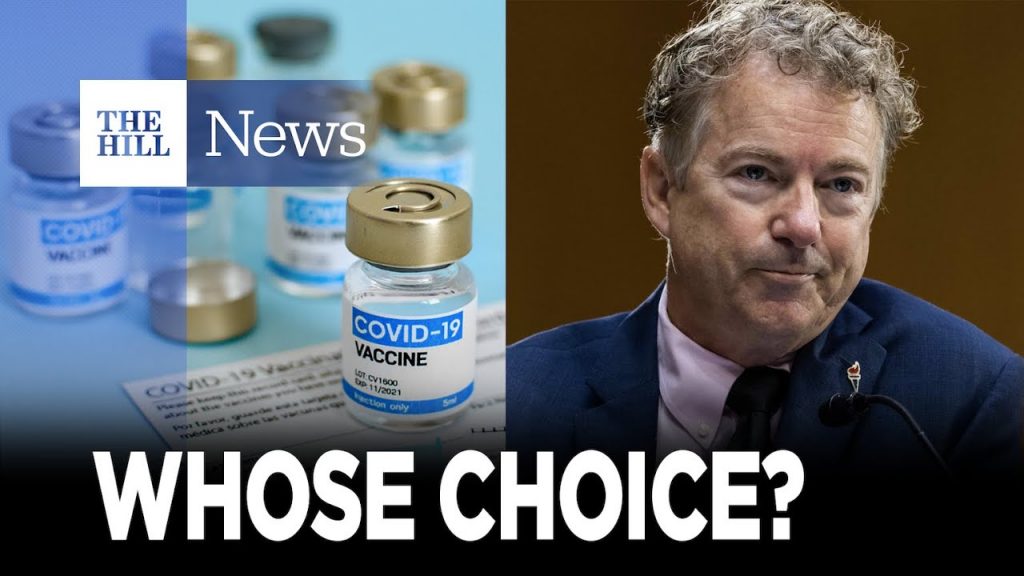 WATCH: Rand Paul DEMANDS Unanimous Consent To RESCIND Covid Vax, Mask MANDATE For U.S. Senate Pages