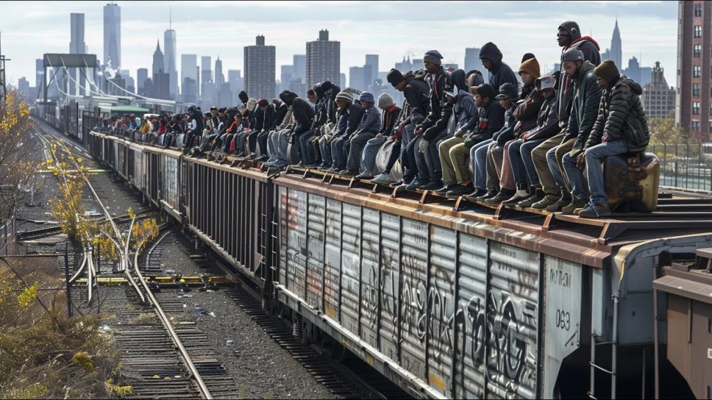 Migrants Rush to NYC… As US Border Closes