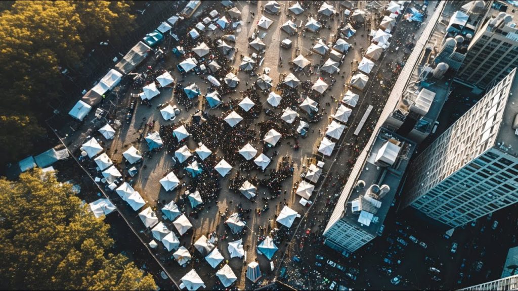 NYC Builds Migrant Encampment… In Public Park