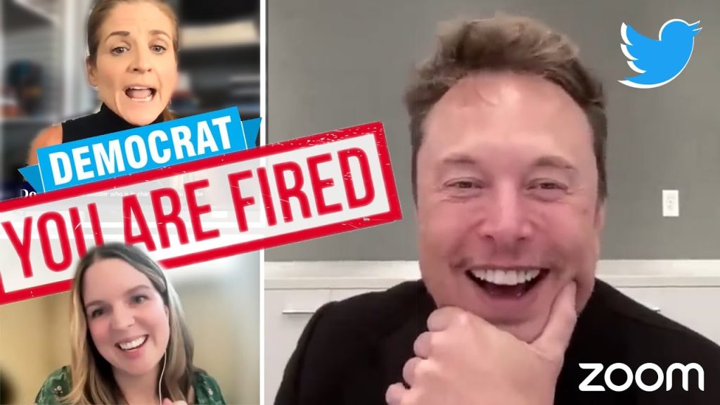 Elon Musk fires DEMOCRAT employees in twitter meeting DUB