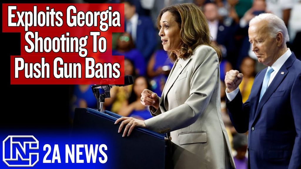 Kamala Harris Exploits Georgia Shooting To Push Gun Bans Before Facts Come Out