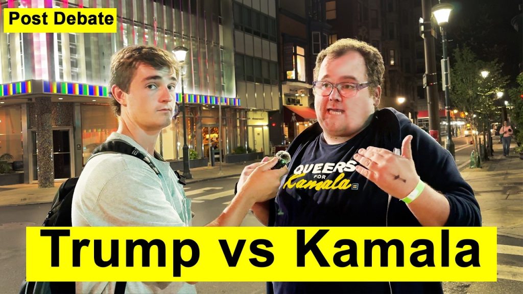 Asking People Who Won the Donald Trump vs Kamala Harris Debate