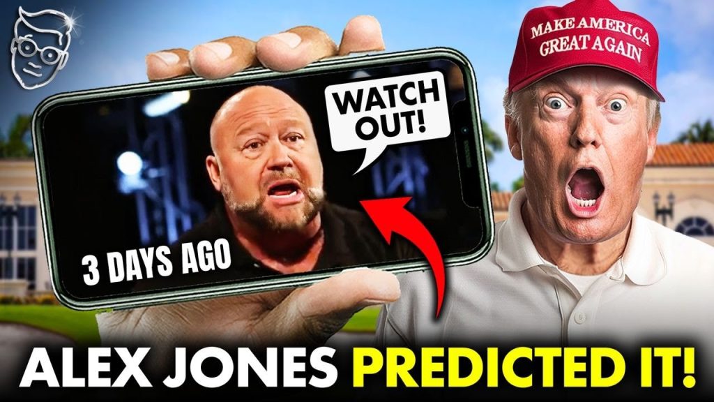 CHILLS: Alex Jones PREDICTED Another Trump Assassination THREE DAYS Ago | This is INSANE!