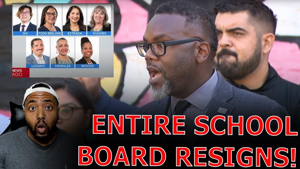 ENTIRE Chicago School Board RESIGNS IN PROTEST OF WOKE MAYOR Brandon Johnson BANKRUPTING City!