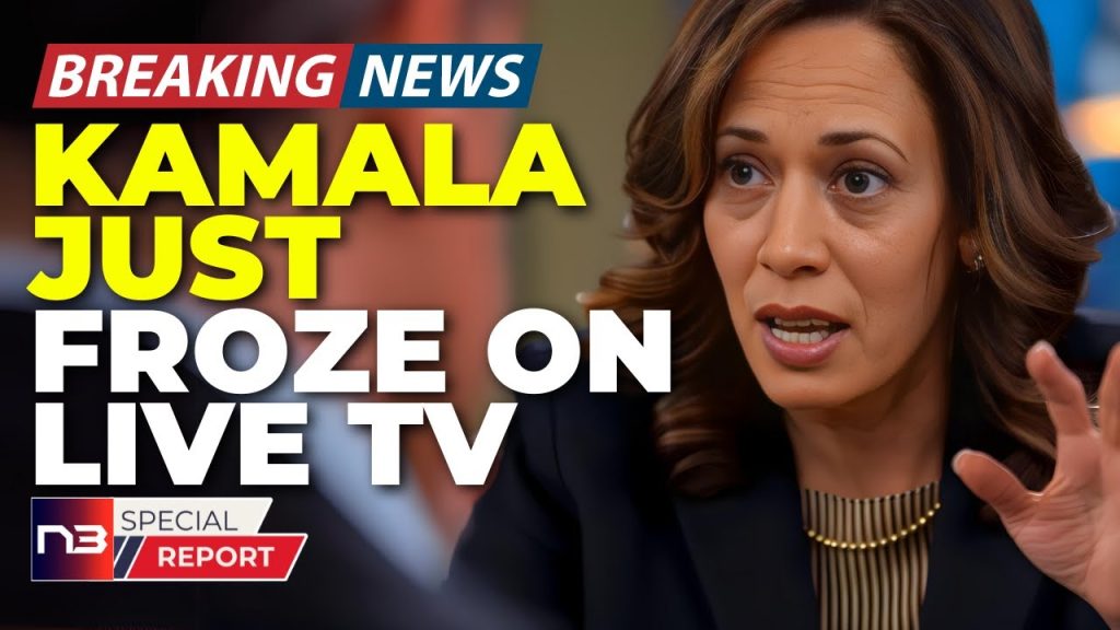 BREAKING: Kamala Just Turned to the Camera and Froze! You Won’t Believe What Happened Next!