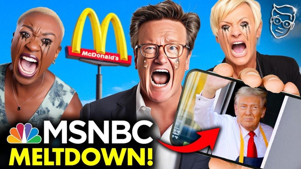 MSNBC Throws On-Air HISSY-FIT Over Trump Serving McDonalds in EPIC Troll To Kamala: “How Could He!?’