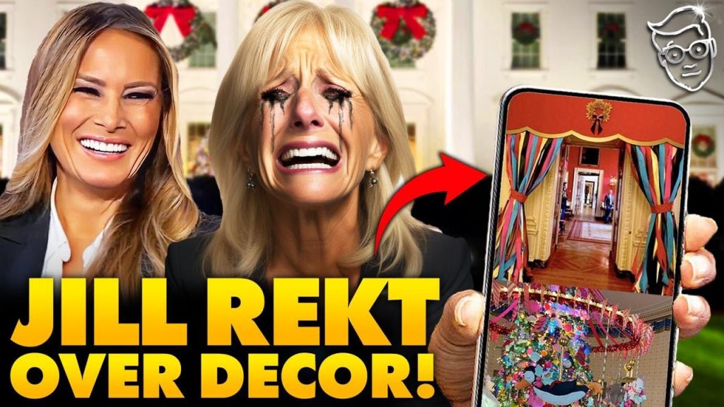 Jill Biden Decorates The White House like a CIRCUS for Christmas, America DEMANDS: ‘We Want MELANIA’