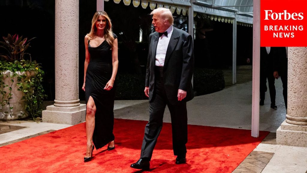 WATCH: President-Elect Trump And Melania Trump Host Mar-A-Lago New Year’s Gala