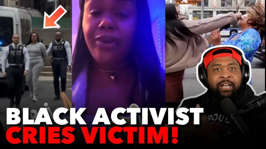 Black Liberal CRIES Victim After ARRESTED For SOCKING Pro-Life Journalist