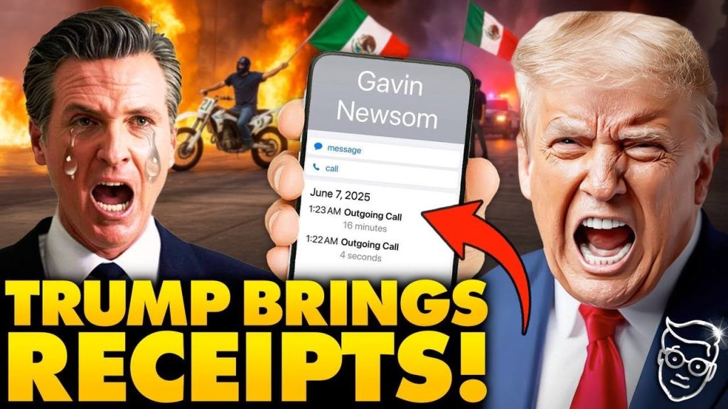 Gavin Newsom HUMILIATED as Trump Releases Their PHONE CALLS Live On Fox News to EXPOSE LA Riot Lies