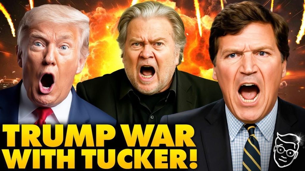 Tucker Makes SHOCK Live Appearance on Bannon War Room, Promises END Of Trump Presidency if Trump…