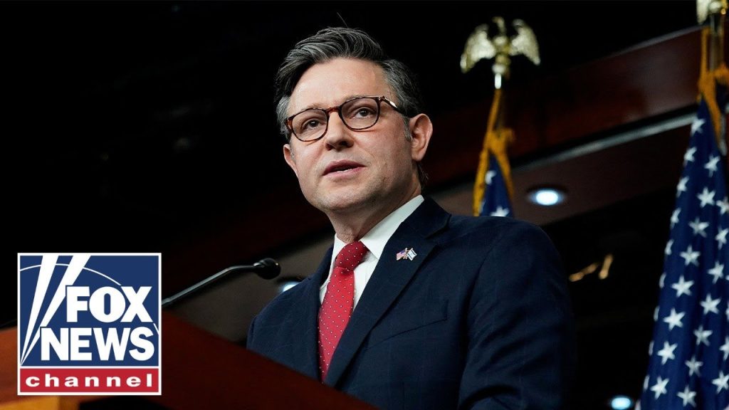 Speaker Johnson, House GOP leaders hold press briefing