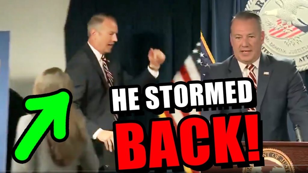 ICE director STORMS BACK to the podium to absolutely WRECK the mainstream press.