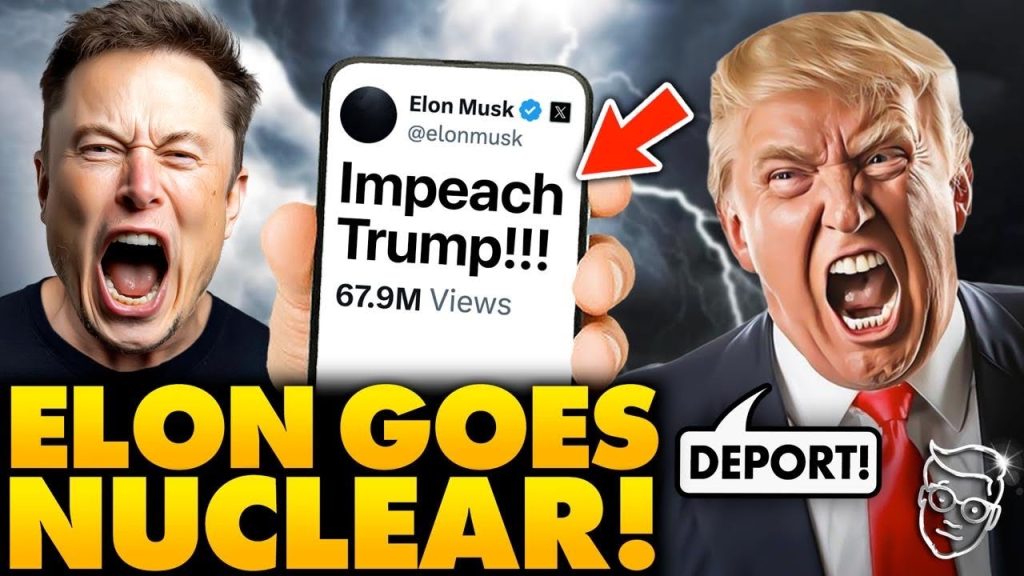 Elon Calls for Trump To Be IMPEACHED as Team Trump  Demands DEPORTATION of Musk | Internet ON FIRE