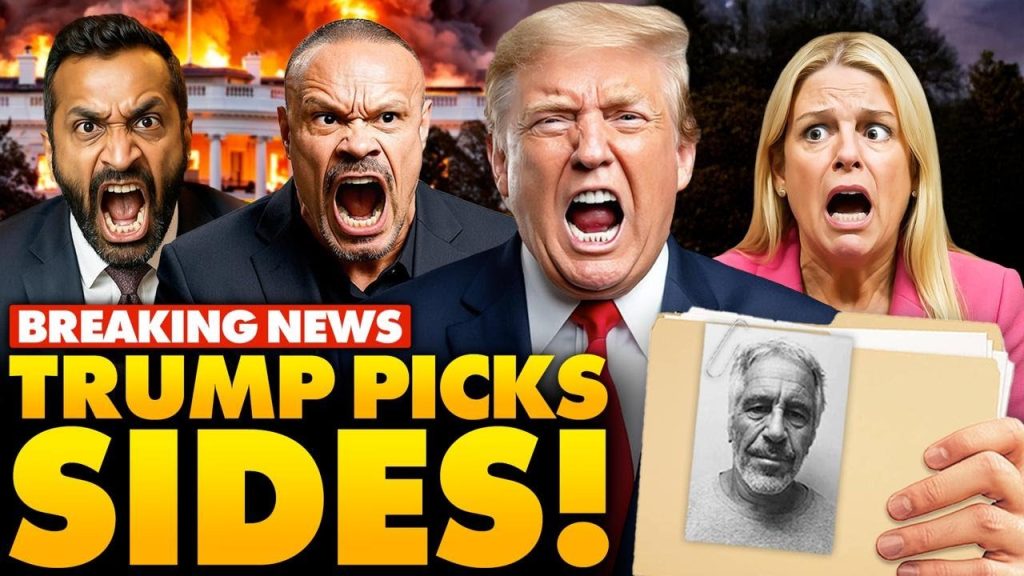 TRUMP PICKS SIDES in Fallout Between Bongino vs. Bondi | BREAKS Silence in Stunning Epstein Post… TRUMP PICKS SIDES in Fallout Between Bongino vs. Bondi | BREAKS Silence in Stunning Epstein Post…