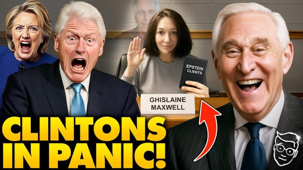 Roger Stone Reveals Clintons in PANIC As Ghislaine Maxwell Ready to Testify on Epstein Clients: Fear