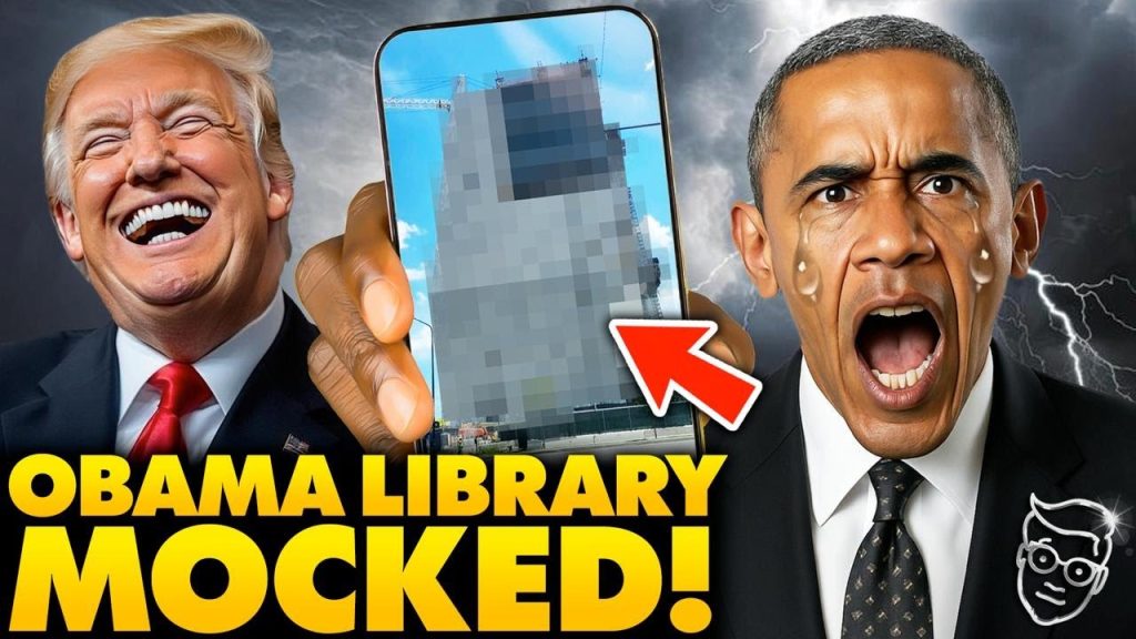 New Photos of Obama’s HIDEOUS ‘Racist’ Library Mercilessly Mocked By Internet: ‘Prison or Trash Can?