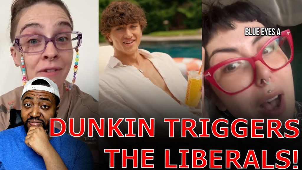 LIBERALS MELT DOWN Over White Male Model BRAGGING About His Genes In Anti-Woke Dunkin Donuts Ad!