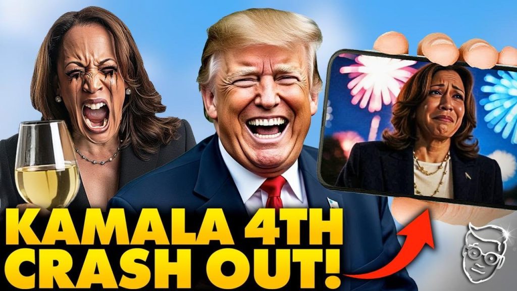 Kamala Throws Psychotic 4th of July Hissy-Fit TRASHING America, Internet ROASTS Her: ‘Is She DRUNK?’