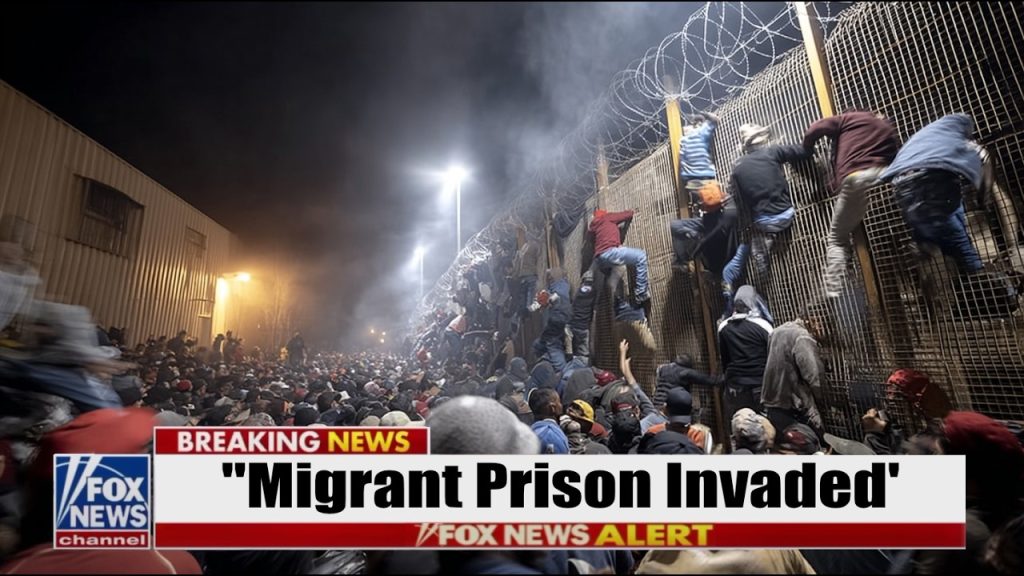 Rioters BREAK INTO Migrant Prison… Demand ‘Every Illegal’ Walk Free