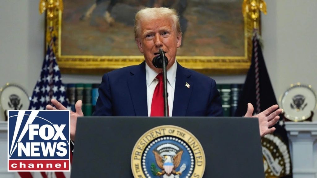 Trump makes announcement from the Oval Office. Trump makes announcement from the Oval Office.