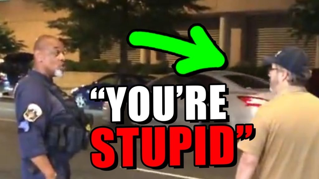 White liberal IDIOT gets completely OWNED by Black DC cop lol