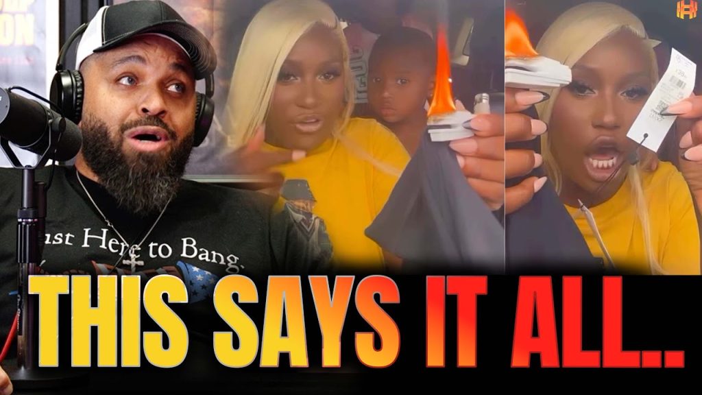 Ratchet Blond Wig Wearing Mother Does The Unthinkable In Front Of Her Kids