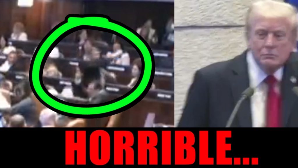 ALL OUT CHAOS as Trump enters the room!!