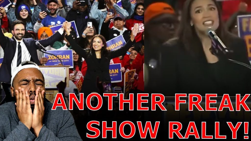 AOC & Democrat Leaders HUMILIATE THEMSELVES At New York City Anti-Trump Socialist Freak Show Rally!