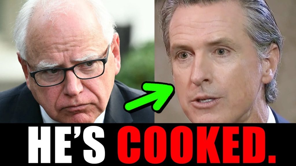 Gavin Newsom has a bigger problem than TIM WALZ.