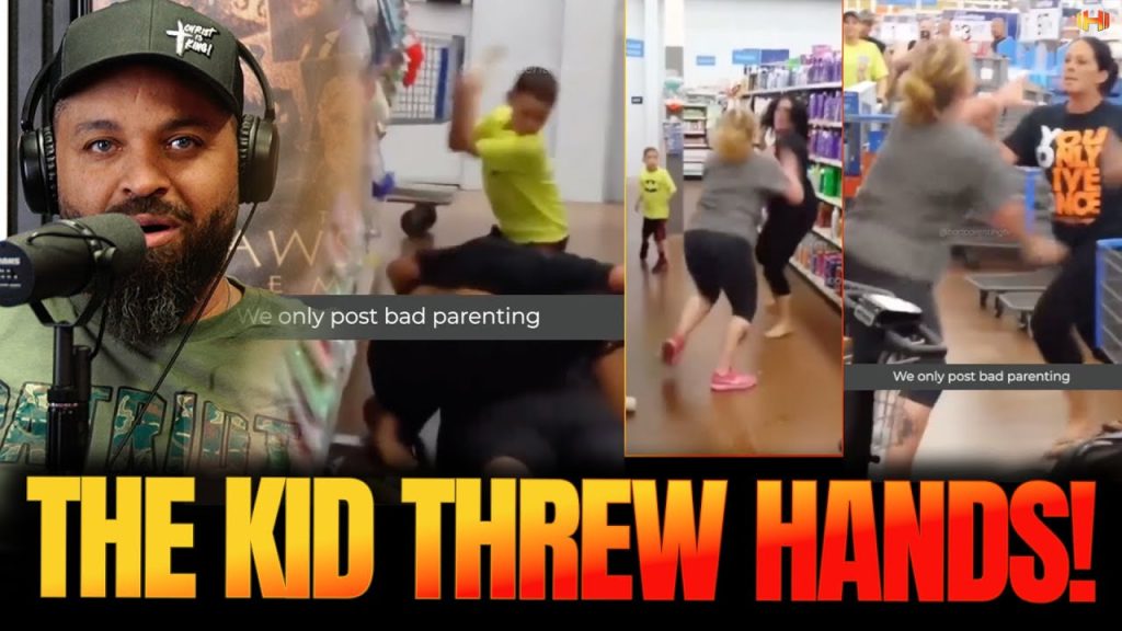 Mother and 5 year old son fight off crazed Karen in Walmart Mother and 5 year old son fight off crazed Karen in Walmart