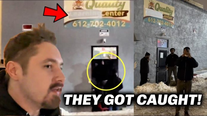 Masked Somalis Attempt to Fix Misspelled Sign And This Happened!