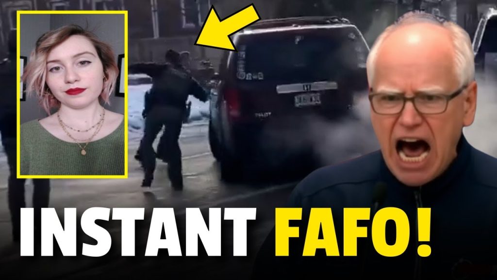 ICE Agent SMOKES Leftist Woman After She TRIES To RUN HIM OVER