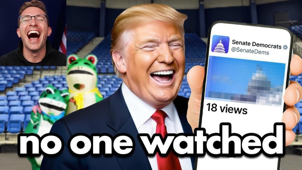 Democrats CRINGE Trump Protest EMPTY! Gets ZERO Views… Gay Frogs?!