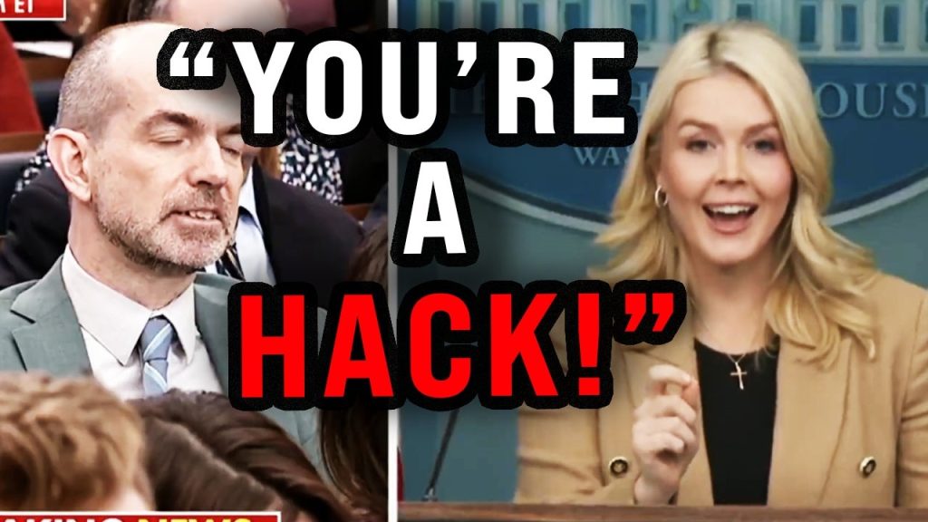 Karoline Leavitt ENDS HIS CAREER on Live TV!