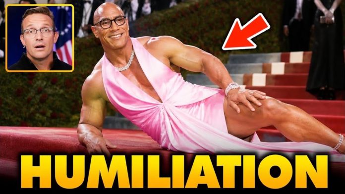 The Rock Wears Dress in Public Humiliation Ritual: 'Real Men Wear Skirts!' Fans RAGE