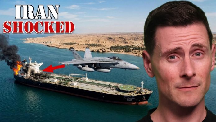 How U.S. F-18's Decimated Iran’s Prized Oil Tanker In Strait Of Hormuz