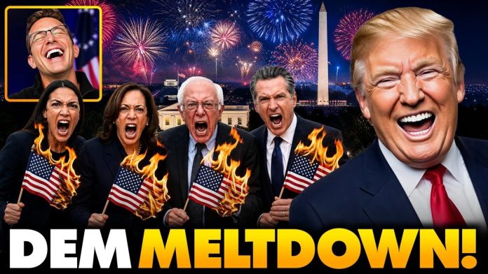 Libs Throw Hysterical, Unhinged 4th Of July MELTDOWNS As America Roars For Trump's USA 250 Blowout🇺🇸