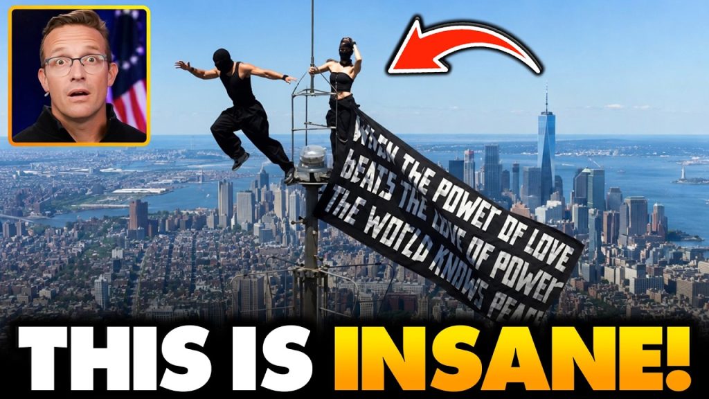 Communists Hang Flag on Empire State Building Then Do Something INSANE On LIVE TV That Shocks World…