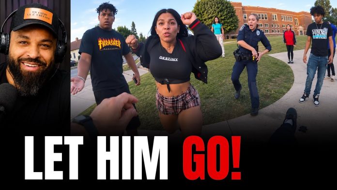 Woman Tries to Fight the Wrong Cop for Arresting Her Boyfriend