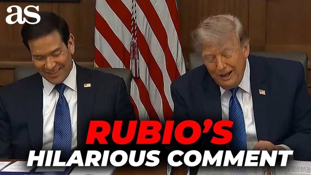 Marco Rubio’s GOLF CART JOKE has Trump and the entire Cabinet LAUGHING OUT LOUD