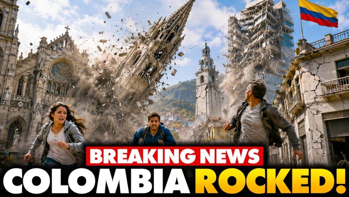 Skyscrapers, Churches COLLAPSE in Apocalypse Scene as MASSIVE Earthquake ROCKS Colombia, Shock Video