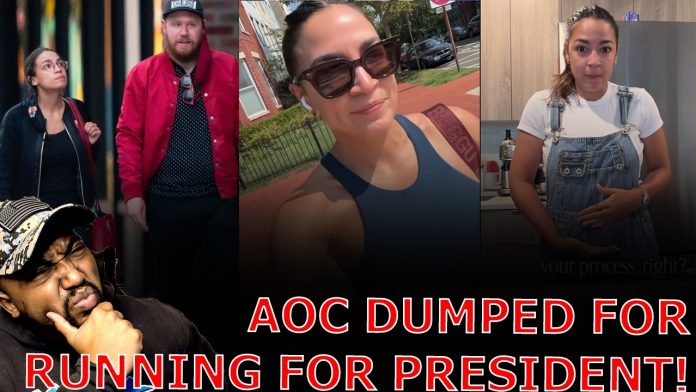 AOC BREAKS UP With WHITE Fiancé Then FREEZES EGGS IN Campaign Stunt To Run For President In 2028!